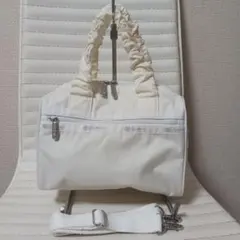 美品✨レスポ RF EVERYDAY SM SATCHEミニボストン 白 バッグ - メルカリ