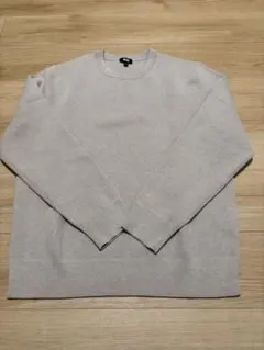 【未使用品】UNIQLO ウォッシャブルミラノリブクルーネックセーター