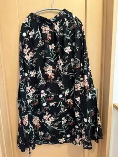 OZOC花柄ロングスカート