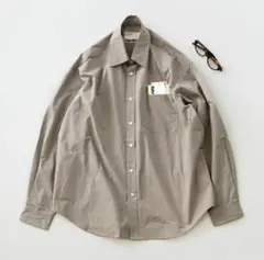 【新品未使用タグ付き】Havehad ロゴコンフォートシャツ M1 ブラウン