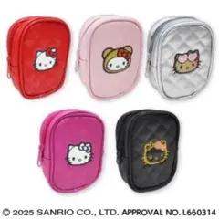 【即日発送】タイトー限定　Myハローキティキルト刺繍ポーチ　4種セット