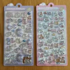 ボンボンドロップシール 2枚セット　クーリア　キャンディツインズ　ナイトミャウ