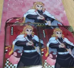 L*a様 アニプレックスくじ　鬼滅の刃　クリアファイル、クリア色紙　煉獄杏寿郎