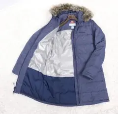 試着のみ新品同様 オムニヒートダウンコート 取外可ファー付 定価38,500円