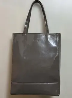 新品未使用MACKINTOSH PHILOSOPHYグレー エナメルトートバッグ