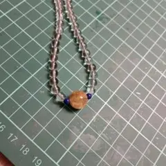水晶　ルチルネックレス