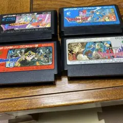FC ドラゴンクエストI〜IV 4本セット カセットのみ