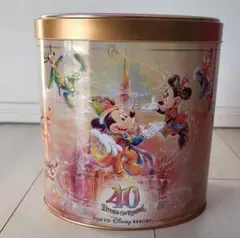 ディズニー 40周年記念 チョコレートクランチ缶のみ