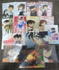 名探偵コナン　江戸川コナン　灰原哀　ブロマイド　ポストカード　モノクローム