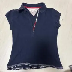 Tommy Girl ネイビー ポロシャツ 半袖