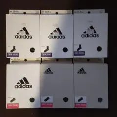 adidas クルーソックス & ショートソックス 23-25cm 6個セット