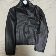 極美品】ブレンヘイム レザージャケット ビッグカラーラムレザー 黒 36