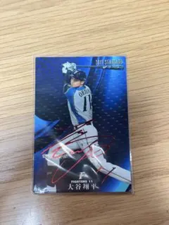 カルビー プロ野球チップス 大谷 翔平 エンゼルス 赤 箔サイン