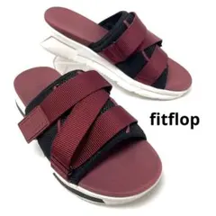 fitflop 23.5cm スポサン アジャスタブルベルト ワイン 黒 美品のサムネイル