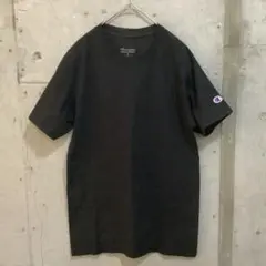 Champion Tシャツ 黒 ワンポイントロゴ 半袖 S チャンピオン