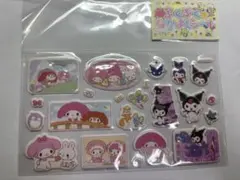 いちご新聞 付録 ぷくぷくなかよしシール サンリオ　マイメロディ　クロミ