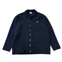 LACOSTE ラコステ 襟付き ニット カーディガン ダークネイビー 54