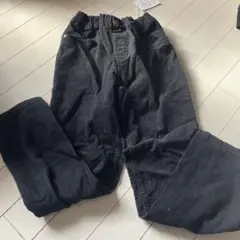 専用【130】LAGKAW黒 コーデュロイ ボトムス ウエストゴム