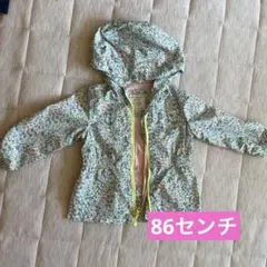 ZARA ベビー　花柄ジップアップジャケット　アウター　長袖