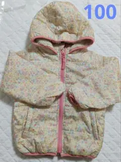 【新品】アウター ジャンパー サイズ100 女の子 花柄