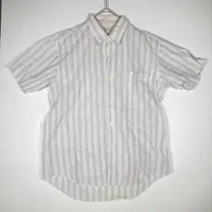 majeurey 半袖シャツ ストライプ Lサイズ