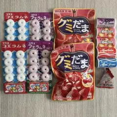 ⭐️お菓子セット⭐️グミだま フエラムネ てまり飴 ミニボトルシリーズ 12点セット