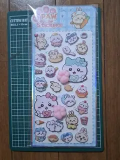 ちいかわ　ハチワレ　にくきゅうシール　3D　おしり　もちぷにゅ　ぷくぷく