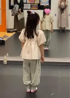 パフスリーブTシャツ バルーンパンツ セット 130 女の子