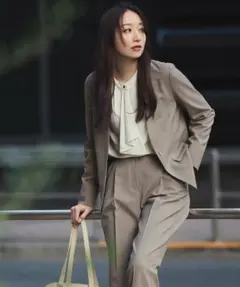 ナチュラルビューティベーシック リネンライク ジャケット S / M