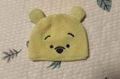 プーさん　ベビー　ニット帽　ディズニー