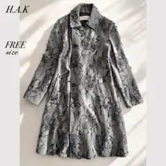 【HIAND】ハイアンド 箔ジャガードノーカラージャケット アイボリー花柄韓国産 HIAND】ハイアンド 箔ジャガードノーカラージャケット アイボリー花柄