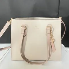 スクエアショルダーバッグ ハンドバッグ モカ