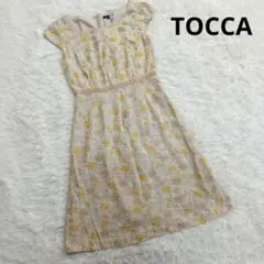 TOCCA トッカ ワンピース 花柄 刺繍 ガーリー S-7