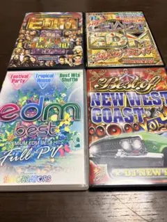 【価格交渉あり】洋楽　EDM クラブミュージック　PV集DVD 4本セットのサムネイル