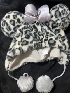 ミニー ファンキャップ ヒョウ柄