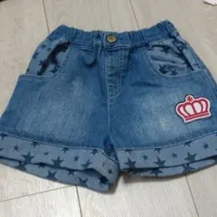 ベビードール デニムショートパンツ