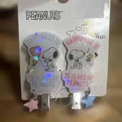 스누피 헤어클립 헤어핀