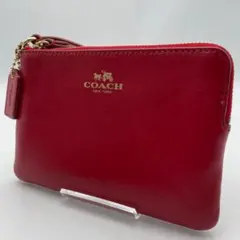 希少 オールドコーチ OLDCOACH ポーチ 小物入れ レッド - メルカリ