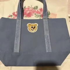 最安値！フェイラー ワッペントートバッグ 小サイズ オールドテディ ライトブルー