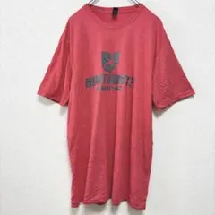 ディストリクト Ｔシャツ クルーネック 半袖 ロゴ ＸＬ 赤 混紡 お出かけのサムネイル