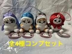 新品未使用4種コンプセットmofusand 海の生き物にゃん〜和〜マスコット⑩のサムネイル