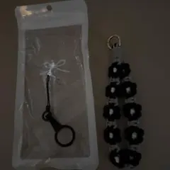 フラワーデザイン スマホストラップ