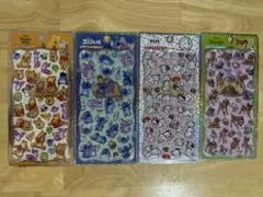 ディズニー プチドロップステッカー プチドロ 新作 4枚セット