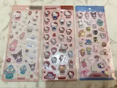 【正規品】サンリオぷっくりシールボンボンシーうるちゅるシール 3枚セット