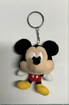 ミッキーマウス 帽子型ぬいぐるみキーホルダー