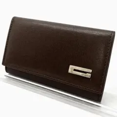 グッチ GUCCI キーケース 6連 レザー ブラウン 茶 GG 人気 定番