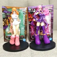 【中古品】ワンピース DXF エッグヘッド　ナミ、ボニー　フィギュア
