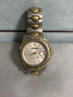 ellesse クォーツ腕時計 動作未確認　ジャンク　200Ｍ防水　レトロのサムネイル