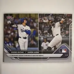 Topps now 2025 大谷翔平 アーロン•ジャッジ 両リーグMVP