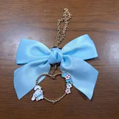 シナモン シナモロール 推し活 リボン キーホルダー